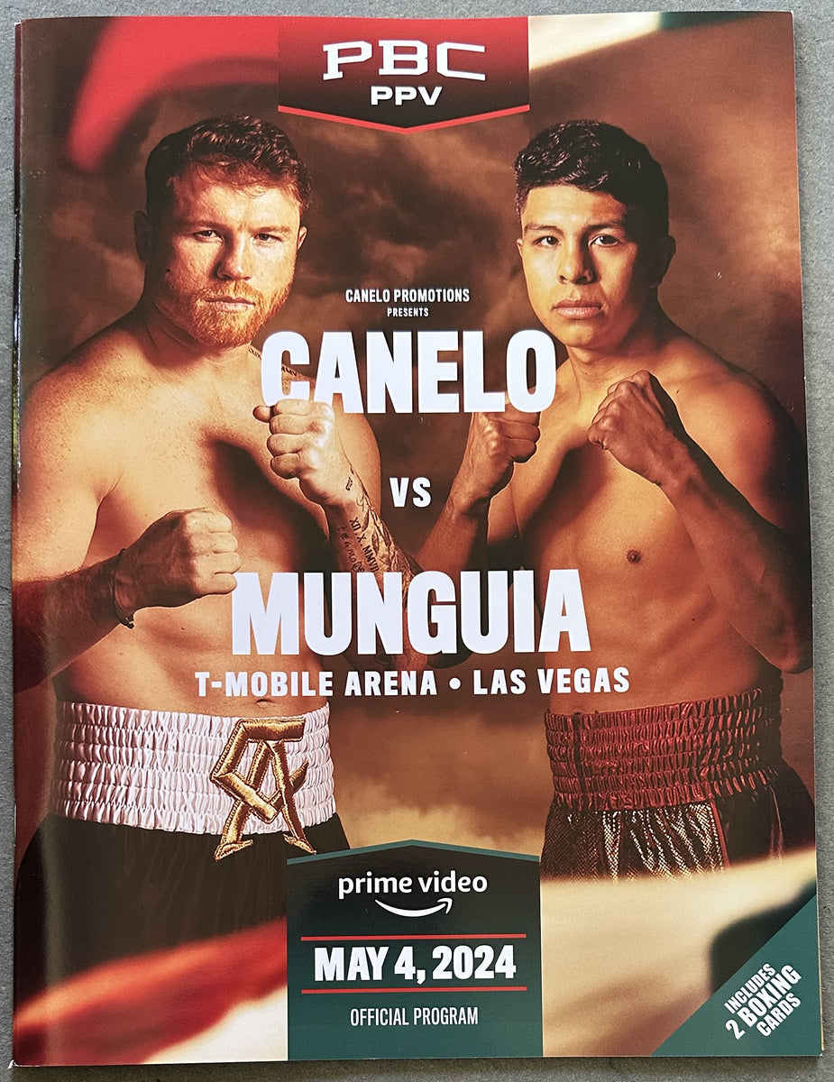 ALVAREZ, CANELOJAIME MUNGUIA OFFICIAL PROGRAM (2024) JO Sports Inc.