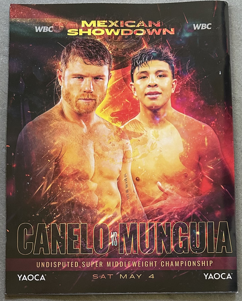 ALVAREZ, CANELOJAIME MUNGUIA OFFICIAL PROGRAM (2024) JO Sports Inc.