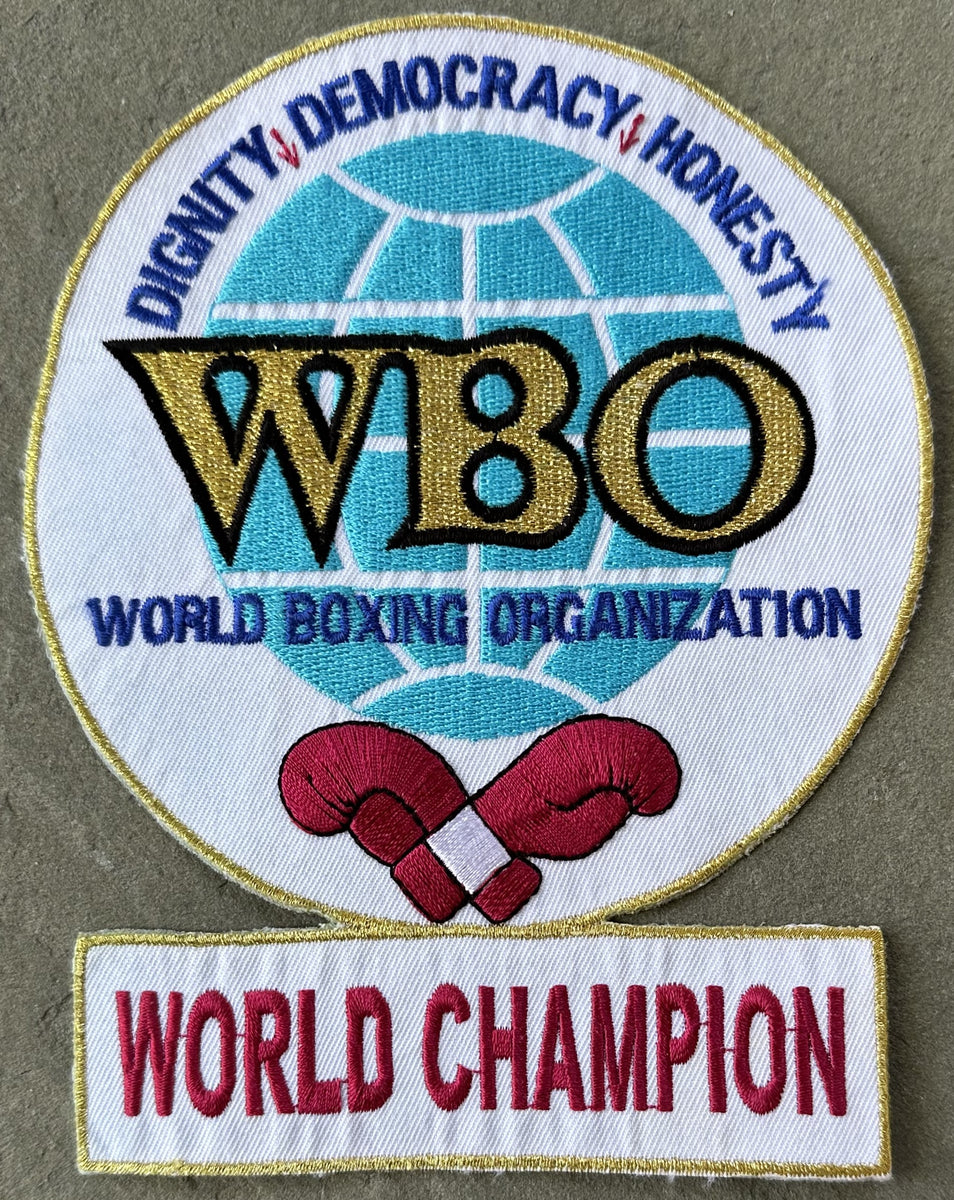 WBO WORLD BOXING ORGANIZATION SEW ON PATCH