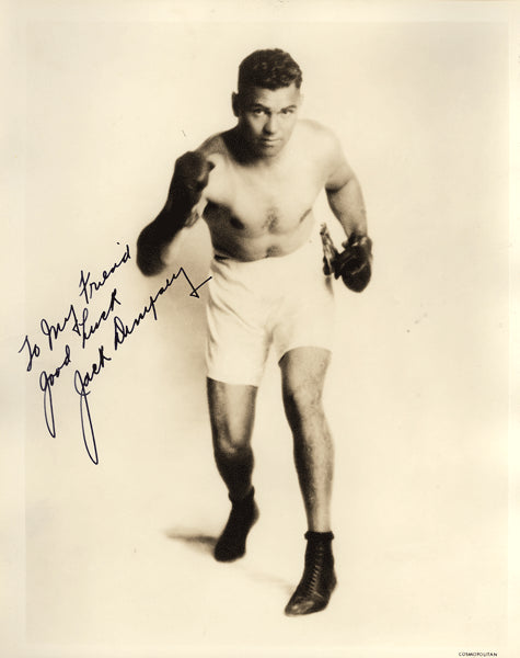 DEMPSEY, JACK SIGNED STUDIO PHOTOGRAPH (CIRCA 1920'S) – JO Sports Inc.