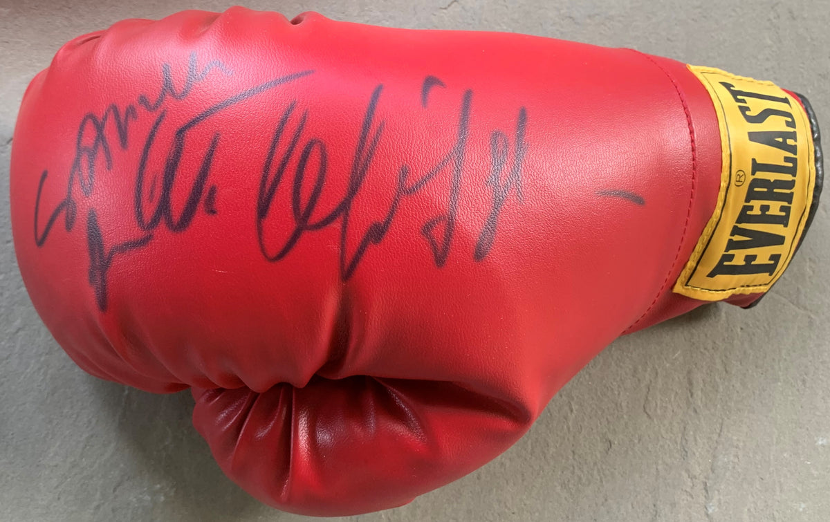 Pernell Whitaker Autographed Red Everlast Boxing Glove - JSA W