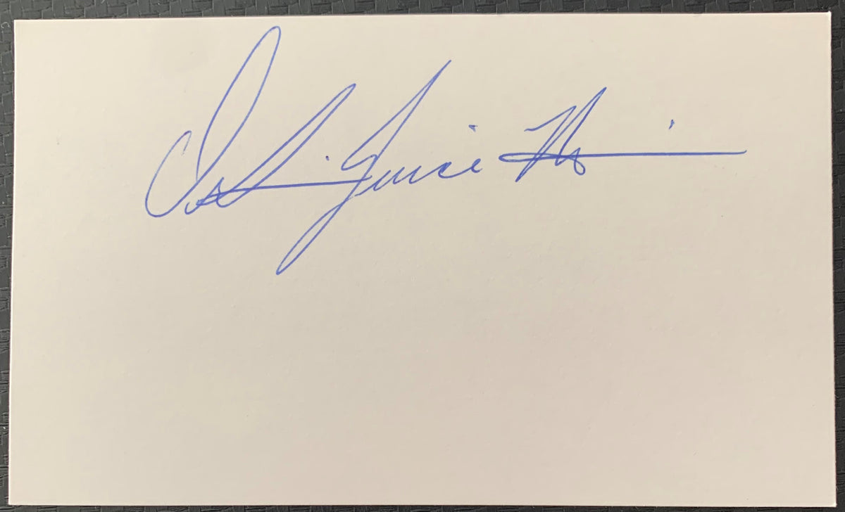 1980's Mickey Mantle & Roger Maris Signed Index Cards with