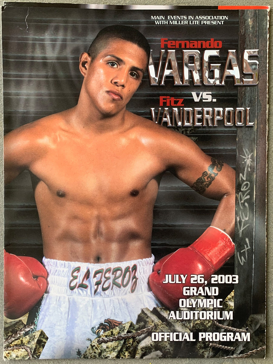 Fernando store vargas authograph glove in a nice display case