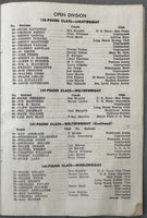 1947 DIAMOND BELT AMATEUR CHAMPIONSHIPS PROGRAM (JOHNNY TURNER, CLARENCE HENRY, DANNY NARDICO)