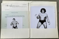 ALI, MUHAMMAD-ANTONIO INOKI & CHUCK WEPNER-ANDRE THE GIANTS PRESS KIT (1976)