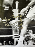 ALI, MUHAMMAD & LEON SPINKS DUAL SIGNED PHOTO (JSA)