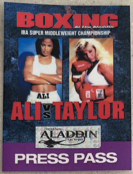 ALI, LAILA-SUZETTE TAYLOR PRESS PASS (2002)