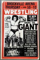 ANDRE THE GIANT VS 10 MEN ON SITE POSTER (1976)