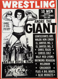 ANDRE THE GIANT VS 10 MEN ON SITE POSTER (1976)