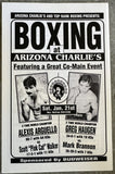 ARGUELLO, ALEXIS-SCOTT WALKER & GREG HAUGEN-MARK BRANNON RARE OFFICIAL PROGRAM (1995-ARGUELLO'S FINAL BOUT)