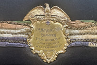 ARMSTRONG, HENRY RING MAGAZINE CHAMPIONSHIP BELT (FOR WINNING 3 TITLES)