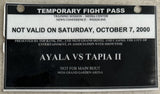 TAPIA, JOHNNY-PAULIE AYALA II TEMPORARY CREDENTIAL (2000)