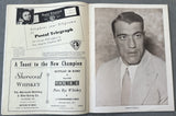 BAER, MAX-PRIMO CARNERA & JAMES J. BRADDOCK-CORN GRIFFIN OFFICIAL PROGRAM (1934-BAER WINS HEAVYWEIGHT TITLE)