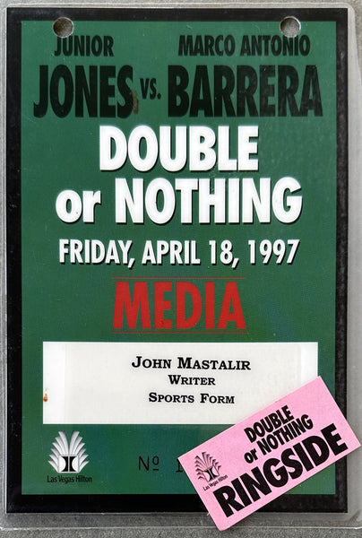 BARRERA, MARCO ANTONIO-JUNIOR JONES II PRESS CREDENTIAL (1997)