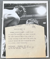 BASILIO, CARMEN-SUGAR RAY ROBINSON ORIGINAL WIRE PHOTO