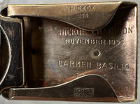 BASILIO, CARMEN HICKOK BELT MONTHLY AWARD (NOVEMBER 1955-DEMARCO FIGHT)