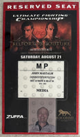 COUTURE, RANDY-VICTOR BELFORT UFC PRESS CREDENTIAL (2004)