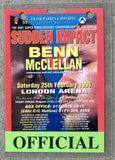 MCCLELLAN, GERALD-NIGEL BENN OFFICIAL CREDENTIAL (1985)