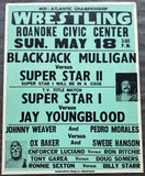 MULLIGAN, BLACKJACK-SUPER STAR II & JOHNNY WEAVER & PEDRO MORALES VS OX BAKER & SWEDE HANSON ON SITE POSTER (1980)