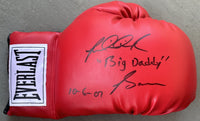 BOWE, RIDDICK SIGNED BOXING GLOVE