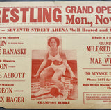 BURKE, MILDRED-MAE WESTON RARE ON SITE POSTER (1940)