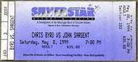 BYRD, CHRIS-JOHN SARGENT ON SITE FULL TICKET (1999)