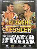 CALZAGHE, JOE-MIKKEL KESSLER ON SITE POSTER (2007)