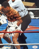 CAMACHO, HECTOR "MACHO" SIGNED LARGE FORMAT PHOTO (JSA)