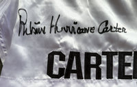 CARTER, RUBIN "HURRICANE" SIGNED BOXING TRUNKS (JSA)