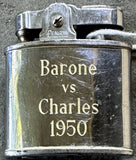 CHARLES, EZZARD-NICK BARONE SOUVENIR LIGHTER (1950)