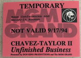 CHAVEZ, JULIO CESAR-MELDRICK TAYLOR II TEMPORARY CREDENTIAL (1994)