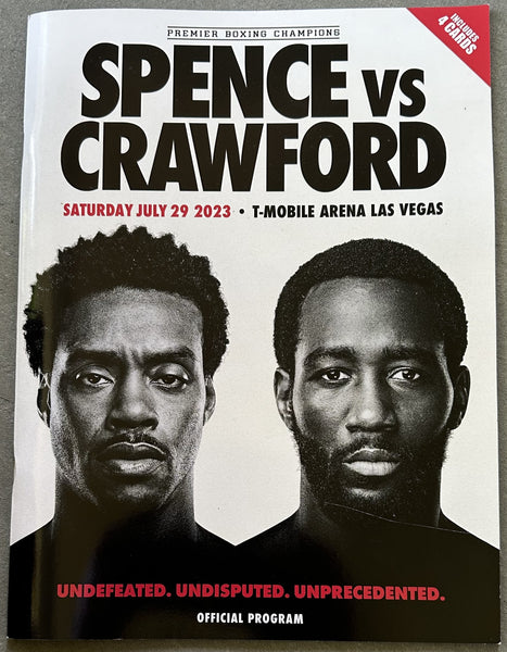 CRAWFORD, TERENCE-ERROL SPENCE, JR. OFFICIAL PROGRAM (2023)