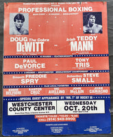 DEWITT, DOUG-TEDDY MANN ON SITE POSTER (1982)