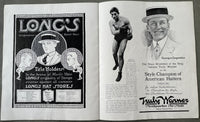 DEMPSEY, JACK-GEORGE CARPENTIER OFFICIAL PROGRAM (1921)