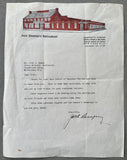 DEMPSEY, JACK SIGNED LETTER (1938)