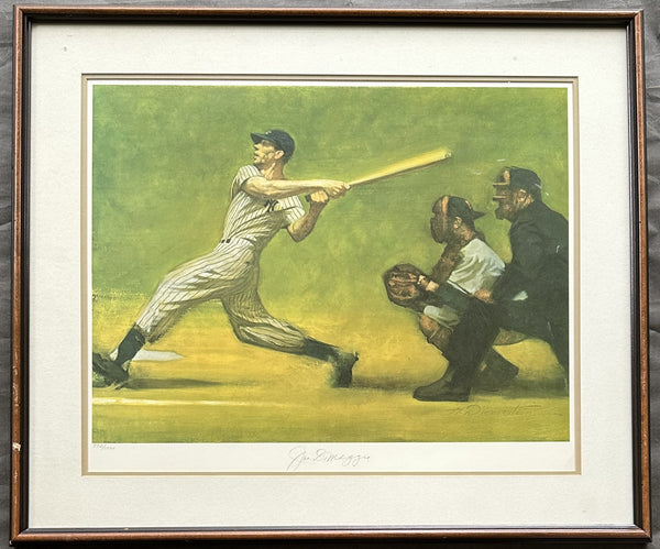 DIMAGGIO, JOE SIGNED SPORTS ILLUSTRATED LIVING LEGENDS LIMITED EDITION PRINT (1974)