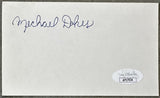 DOKES, MICHAEL SIGNED INDEX CARD (JSA)