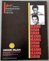 HEARNS, THOMAS-ROBERTO DURAN OFFICIAL PROGRAM (1984)