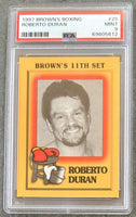 DURAN, ROBERTO 1997 BROWN'S BOXING TRADING CARD (#25-PSA/DNA MINT 9)