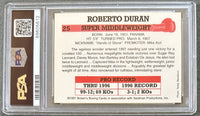 DURAN, ROBERTO 1997 BROWN'S BOXING TRADING CARD (#25-PSA/DNA MINT 9)