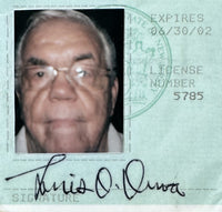 DUVA, LOU BOXING SECOND'S LICENSE (NEW JERSEY 1991-92)