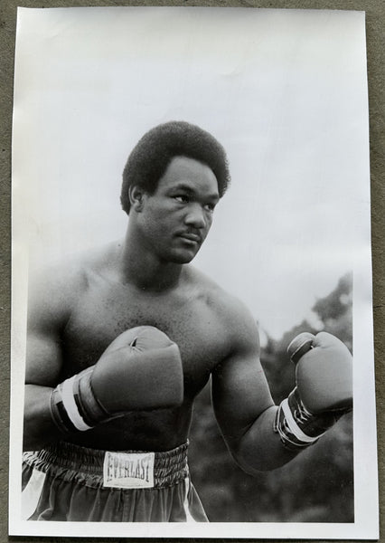 FOREMAN, GEORGE ORIGINAL TYPE 1 PHOTOGRAPH (1976)