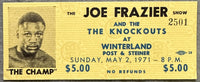 FRAZIER, JOE & THE KNOCKOUTS ON SITE FULL TICKET (1970'S SINGING GROUP)