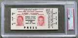 FULLMER, GENE-CARMEN BASILIO II FULL TICKET (1960-PSA/DNA VG 3)