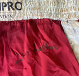 FULLMER, GENE SIGNED FIGHT WORN TRUNKS (1963-FINAL FIGHT)