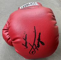 GALLO, BILL & JOE FRAZIER SIGNED BOXING GLOVE