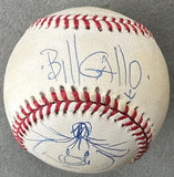 GALLO, BILL SIGNED BASEBALL WITH "BASEMENT BERTHA" ARTWORK