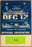 GATTI, ARTURO-IVAN ROBINSON II OFFICIAL BOXER CREDENTIAL (1998)