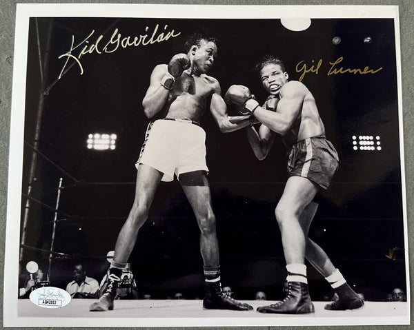 GAVILAN, KID & GIL TURNER SIGNED PHOTO (STINSON & JSA LOAS)