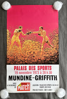 GRIFFITH, EMILE-TONY MUNDINE ON SITE POSTER (1973)